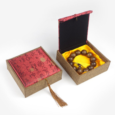 古风手串镯链包装小锦盒首饰佛珠