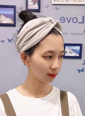 发带布料ins风加宽加大大弹力