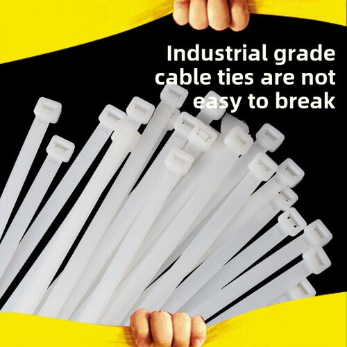 自锁尼龙扎带4×200mm塑料扎带500电脑扎带和扎带