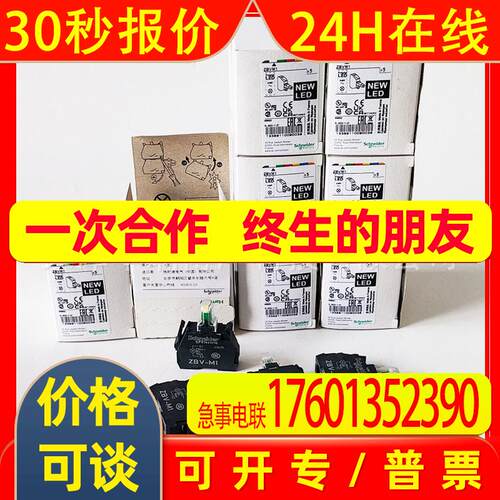 Harmony系列ZBVM1指示灯LED模块内置BA9s底座