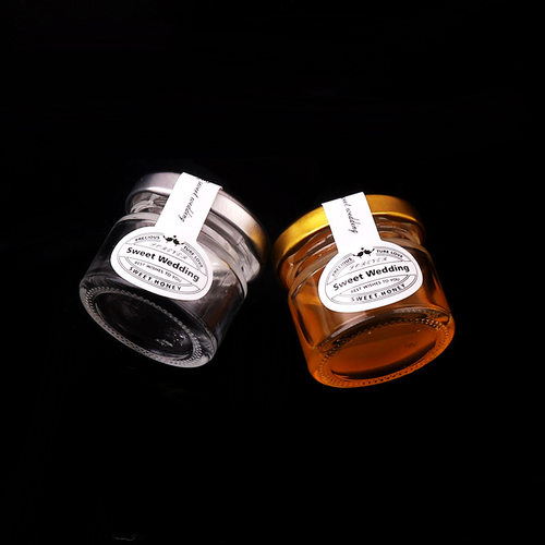 25ml50ml100ml150ml240ml喜蜜瓶 圆蜂蜜瓶果酱瓶玻璃燕窝瓶酱菜瓶