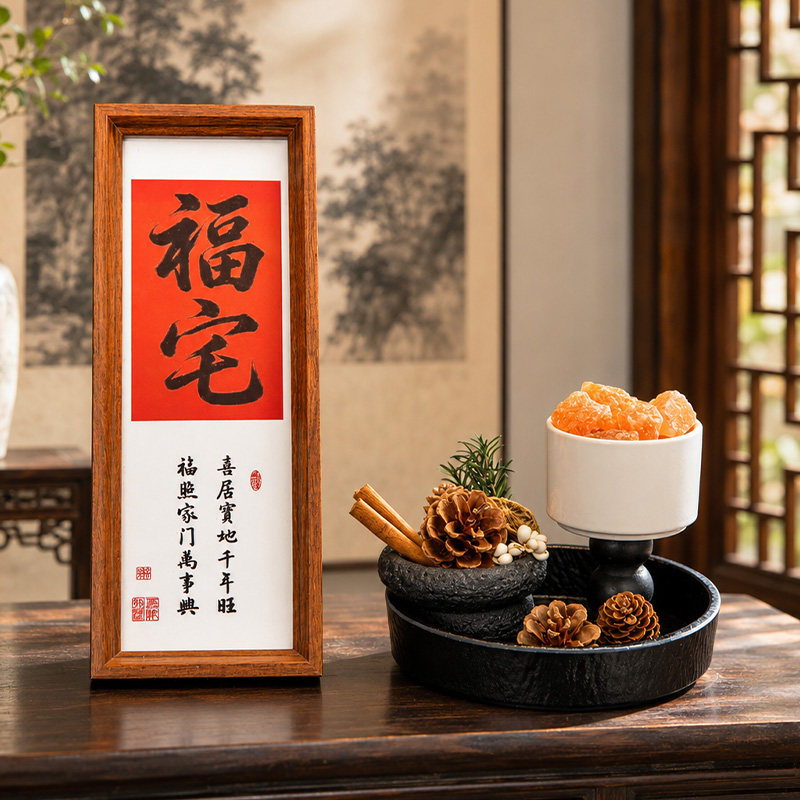 香薰晶石玄关摆件高级感小众客厅布置乔迁之喜装饰搬新家仪式用品图片