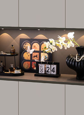 中古风小众玄关收纳摆件