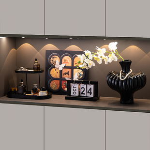 中古风小众入户玄关收纳摆件客厅电视柜桌面布置装饰用品家居好物