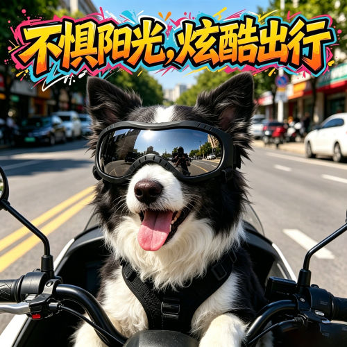 边牧专用狗狗眼镜宠物墨镜小狗护目镜狗防风镜配饰大型犬防晒外出