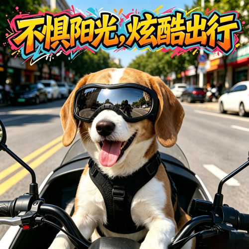 比格专用狗狗眼镜宠物墨镜小狗护目镜狗防风镜配饰大型犬防晒外出