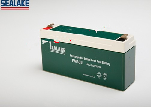 SEALAKE电池 FM632 6V3.2AH/20HR电子称 仪器仪表 四轮定位仪电瓶