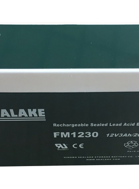 JX820D便捷式吸引器吸痰机蓄电池12V3AH/20HR SEALAKE FM1230
