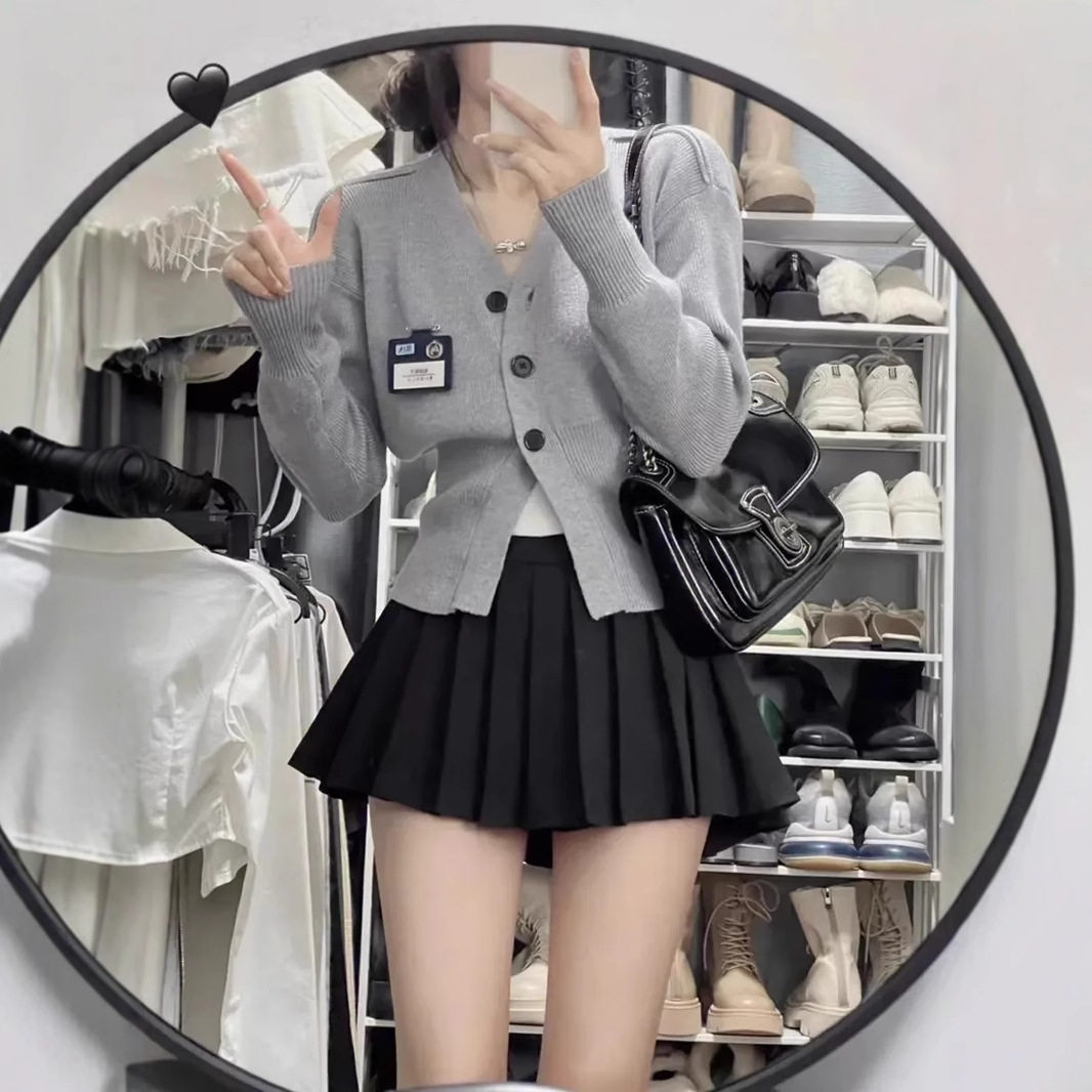 防走光百褶裙JK显瘦半身裙女夏季