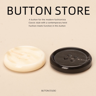 大衣纽扣外套钮扣扣子烟灰色短款 大全上领扣粗花呢温柔风 针织开衫