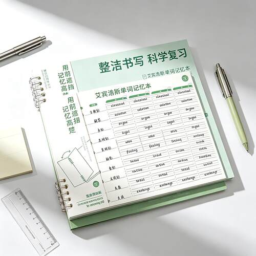 英语单词记背神器默写本艾宾浩