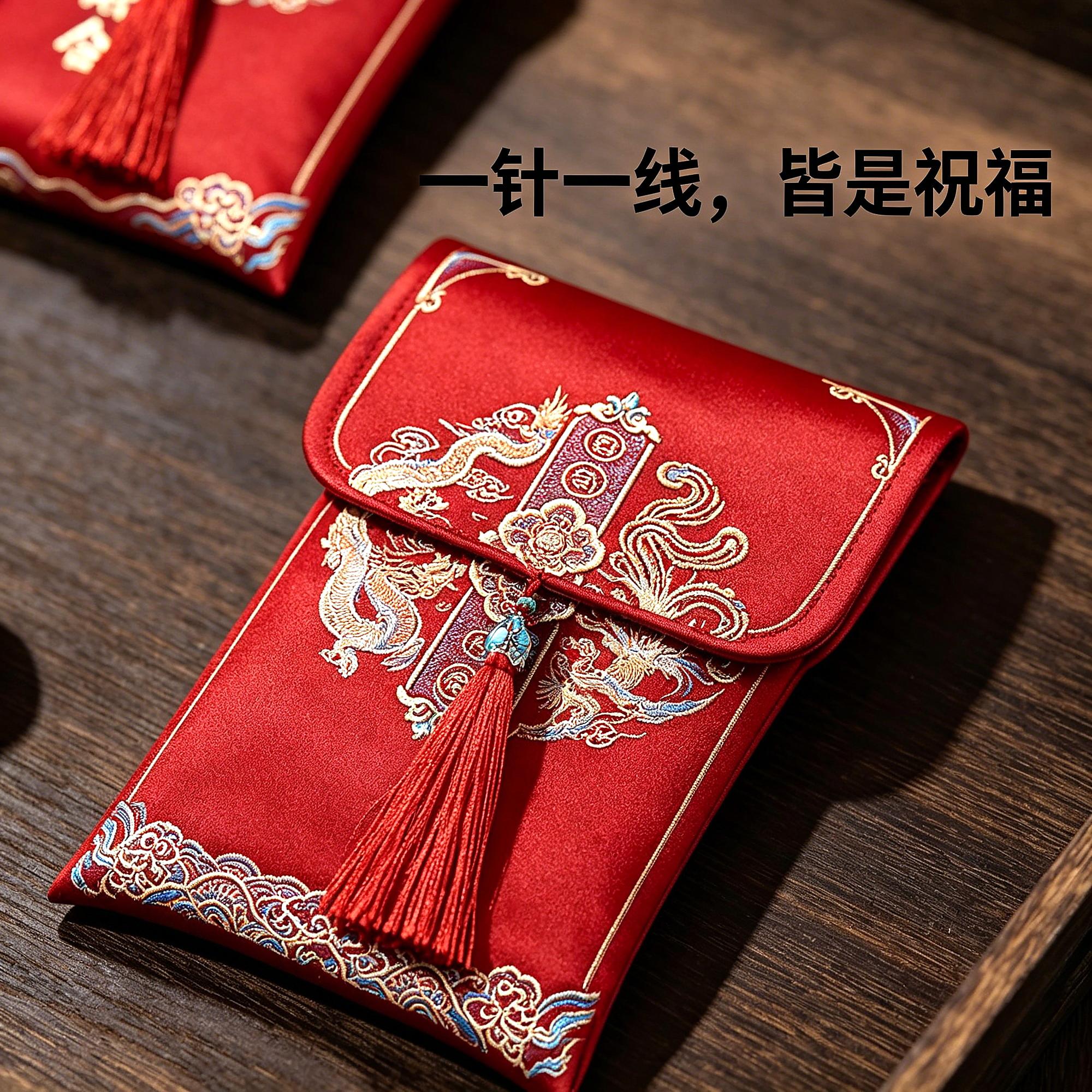 结婚专用万元喜包改口布艺红包