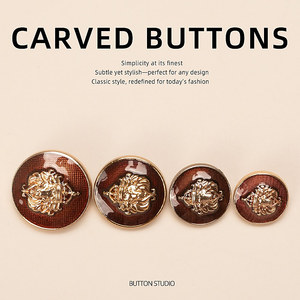 毛衣开衫扣子高端精致时尚衣服