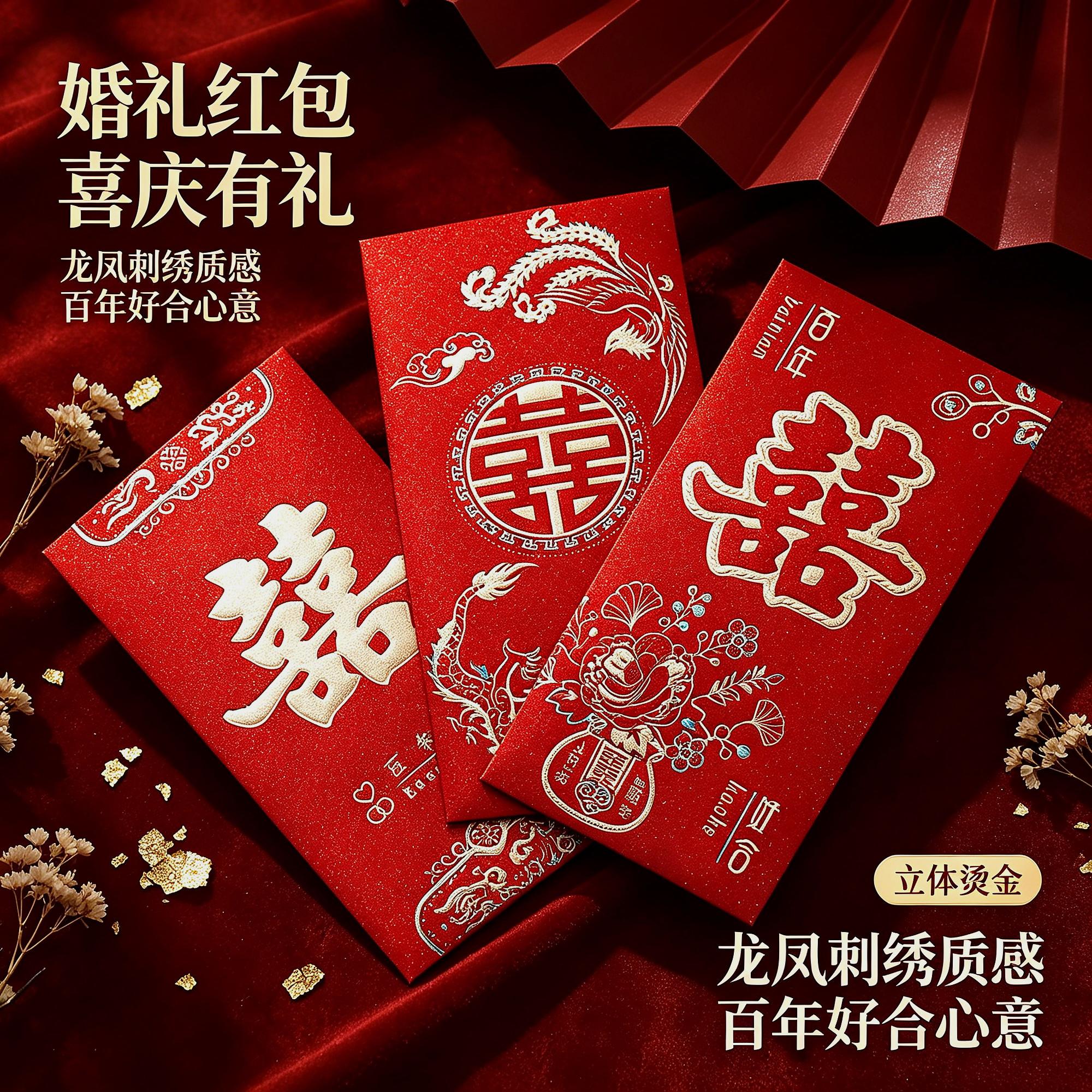 用的大小结婚红包专用喜包高级