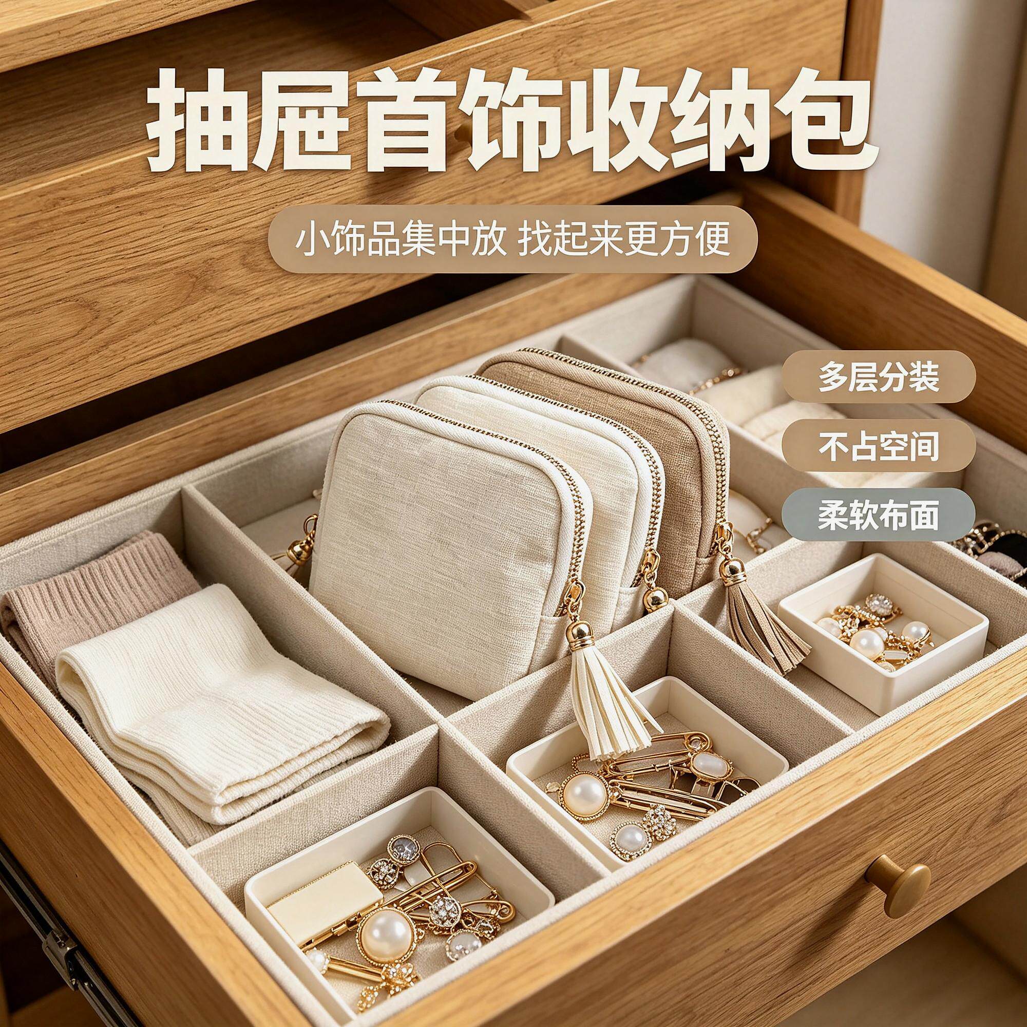 外出首饰收纳袋便携旅行饰品大