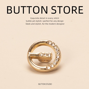 吸汗 钮扣扣子实用为辅针织连衣裙真丝衬衫 A字衬衫 纽扣POLO衫