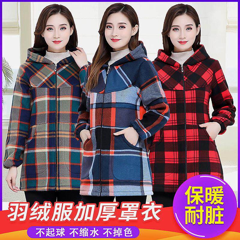 棉衣冬季罩衣工作服男款加绒成