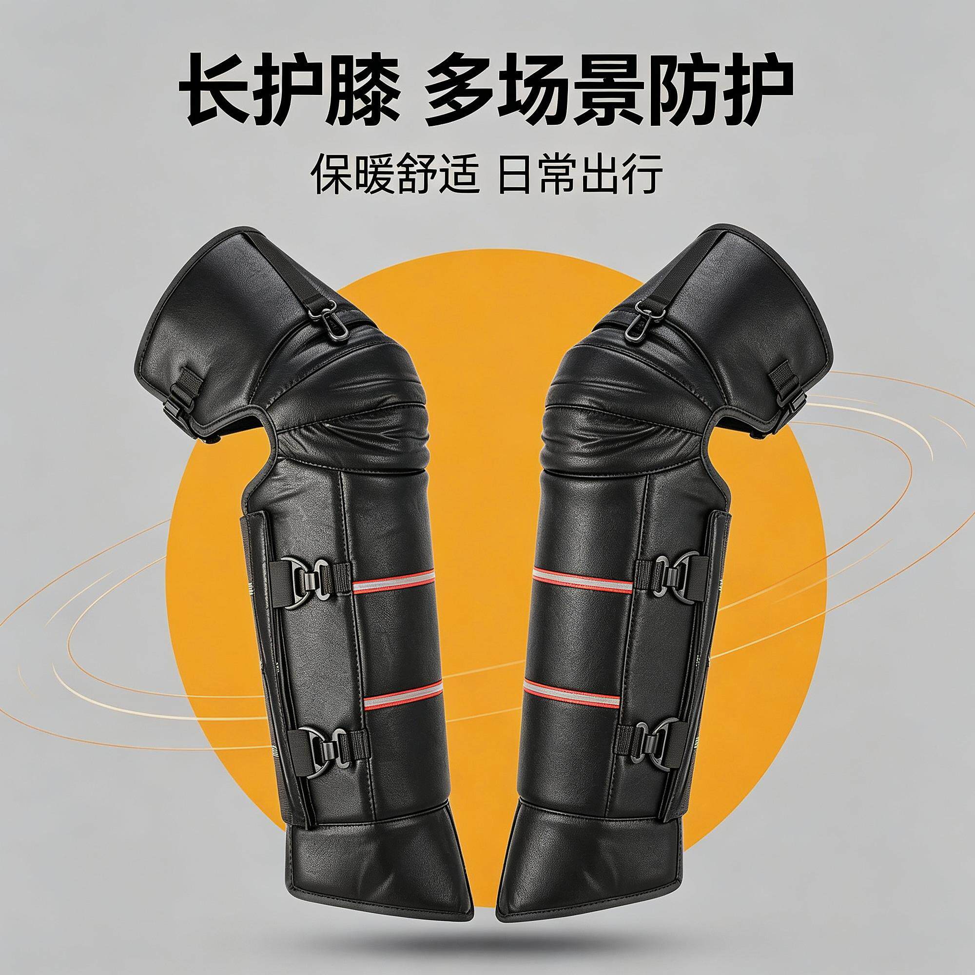 儿童护肘防寒女长筒套摩托车电