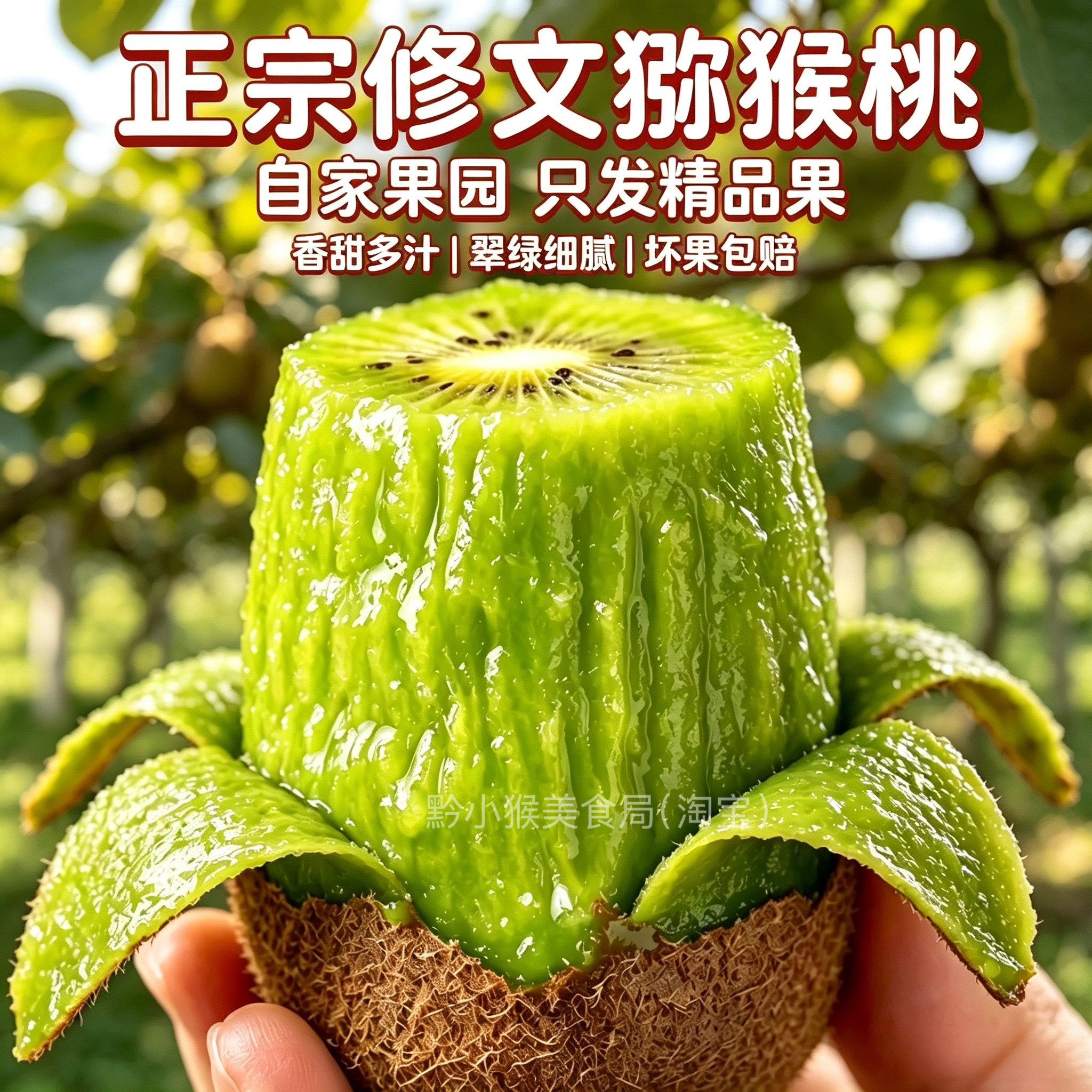 产地直发修文贵长猕猴桃当季现摘