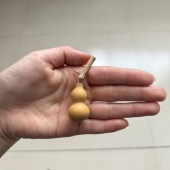 草里金小葫芦一物一图文玩手捻小葫芦天然葫芦手把件特小