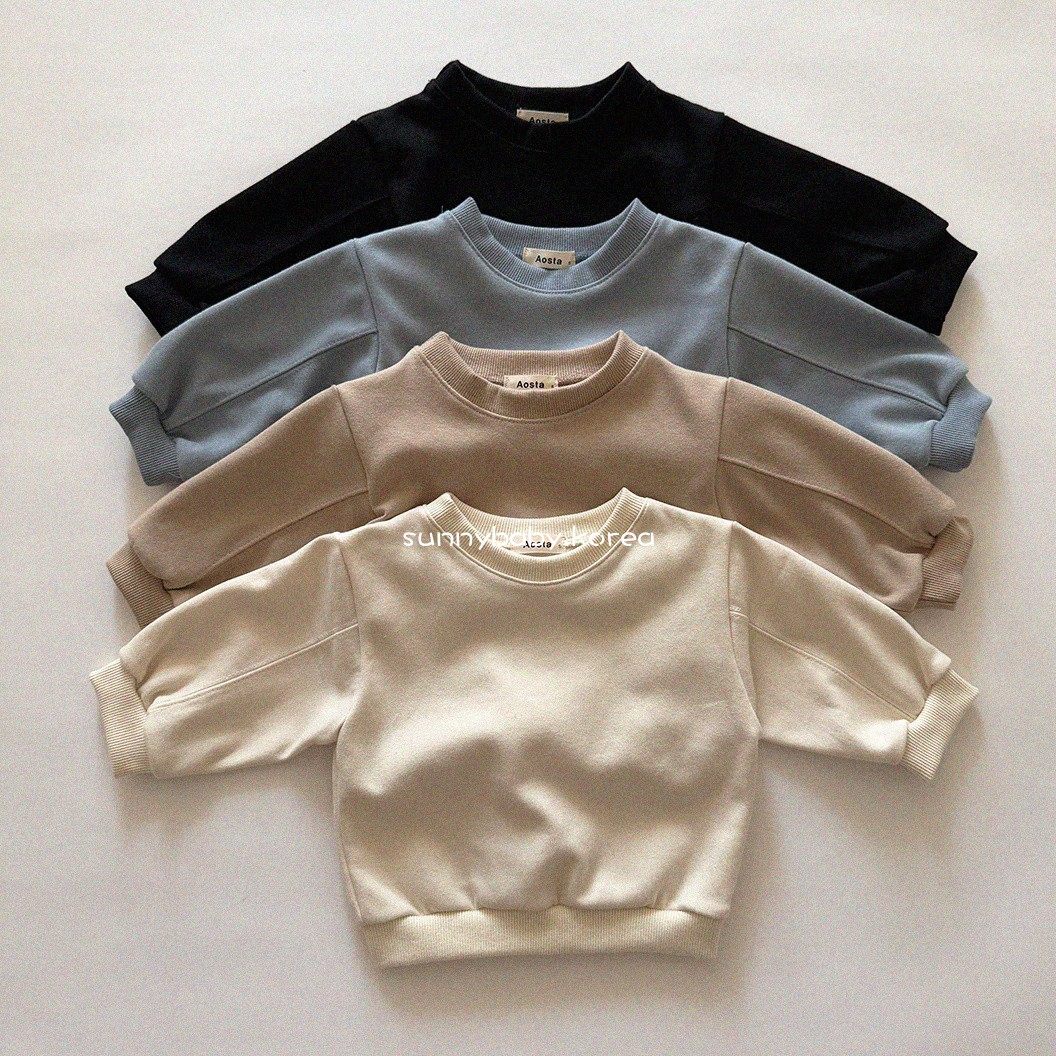 Aosta韩国进口童装代购26春款中小童男女童简约百搭套头卫衣长袖,童装/婴儿装/亲子装,卫衣/绒衫,淘宝优惠券,粉丝福利购,淘宝优惠卷