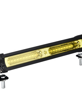 黄光LED长条灯54W工作灯越野车灯中网射雾灯三排12V24Vled防水
