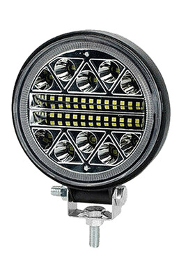 4寸102W汽车工作灯爆闪外置车灯改装led摩托车工程车房车顶通用