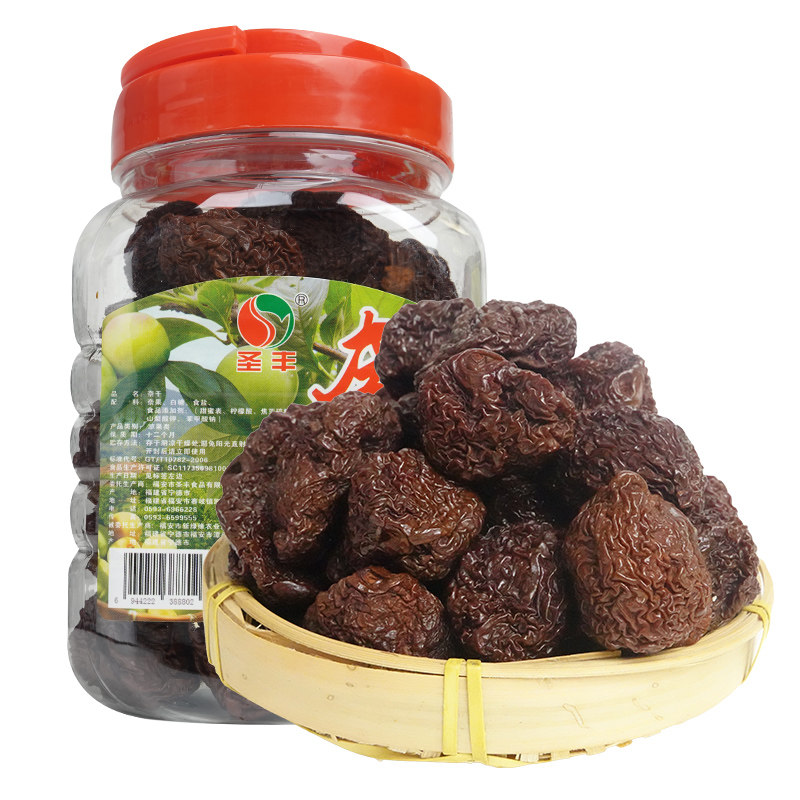 福建福安特产潭头奈干福安李干永泰李干奈李干原味酸甜李子干500g