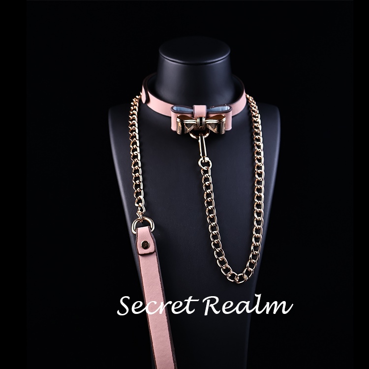 秘境「倾慕」蝴蝶结项圈高级puppy牵引绳小众设计K9项链