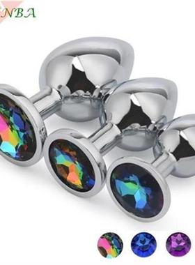 FXINBA Anal Plugs Metal Butt Plug Large Set Buttplug Anal Be