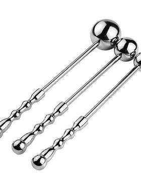 Sextoy Male Stainless Steel Anal Plug Butt Beads G Spot Wan