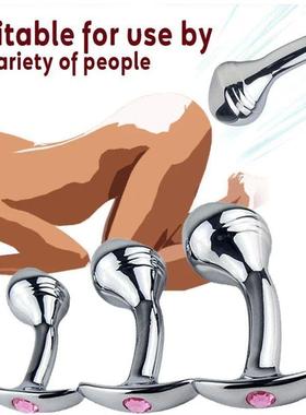 SML Metal Steel Anal Butt Plug Prostate G-spot Massager