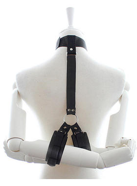 手铐男m脚镣一体连体捆情绑趣道具手铐脚镣连体情调cos角色扮演