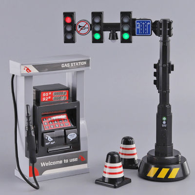 城市交通信号灯仿真红绿灯声光玩具模型儿童模拟加油站礼物摆件