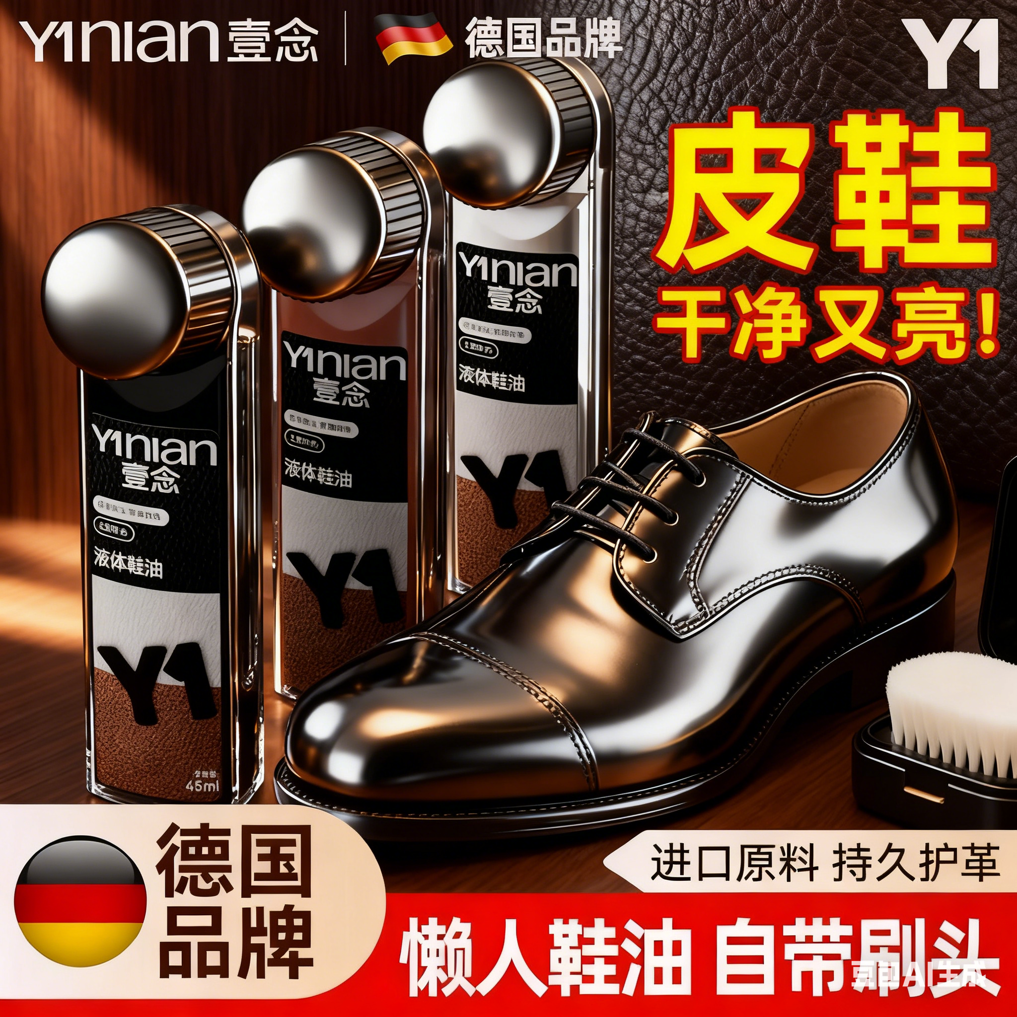 全网热销100w+！德国皮鞋油