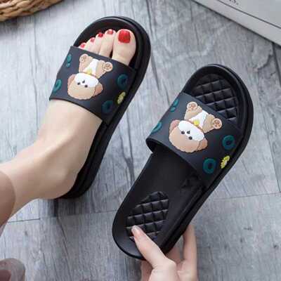 沙滩外穿夏天时尚拖鞋韩版厚底