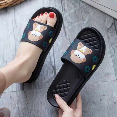 沙滩外穿夏天时尚拖鞋韩版厚底