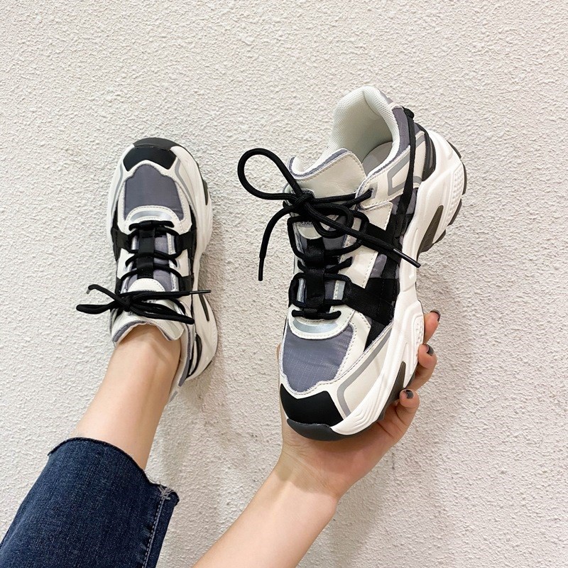 2020春秋季新款欧洲站网红超火拼色老爹鞋女厚底鞋运动休闲鞋|ruв категории Женская одежда, женской одежды - от Buy2taobao.com для оказания профессиональной услуги покупки агента Taobao