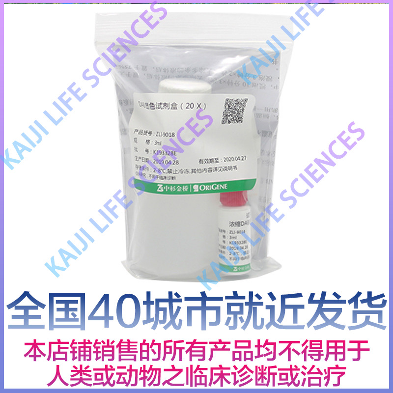中杉金桥 ZLI-9018 DAB kit DAB 显色试剂盒 （20× 二管）3ml