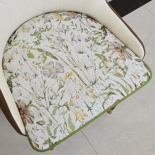 椅垫北欧凳子坐垫四季 高档马蹄形餐椅坐垫防滑加厚欧式 通用可定制