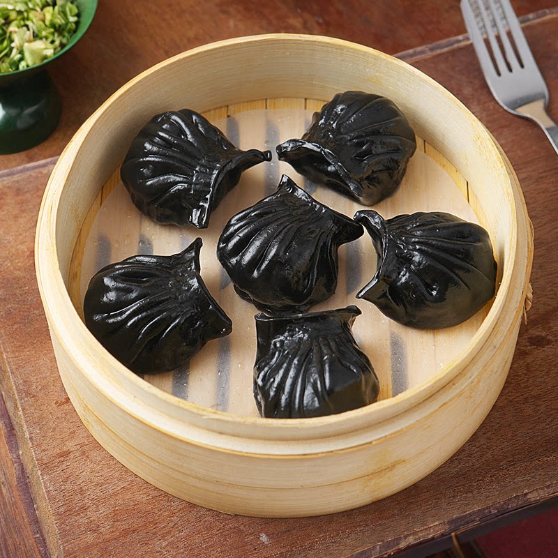 加藤利包邮黑松露虾饺广式点心半成品黑金虾饺皇酒楼同款茶点商用
