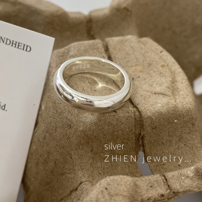 【简】S925纯银素圈实心泥鳅背戒指小红书简约时尚不掉色闭口指环,饰品/流行首饰/时尚饰品新,戒指/指环,淘宝优惠券,粉丝福利购,淘宝优惠卷