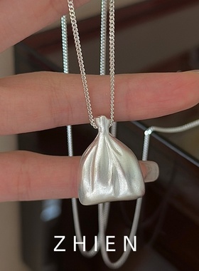 925纯银新中式福袋毛衣链