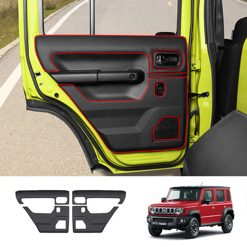 适用25款铃木Jimny JC74专用ABS包皮后门车门防踢保护吉姆尼装饰