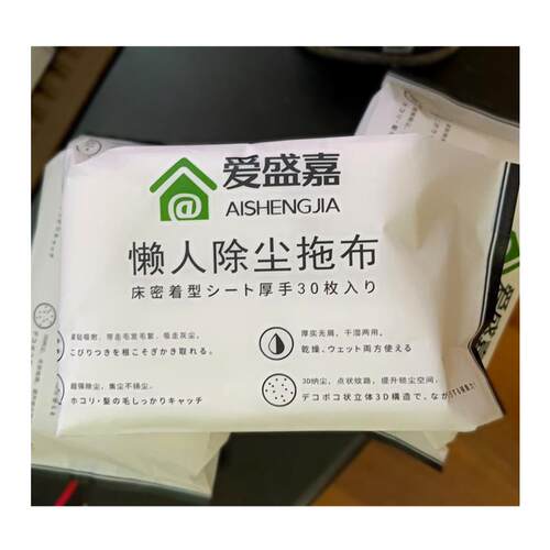 爱盛嘉加厚湿拖布静电除尘纸