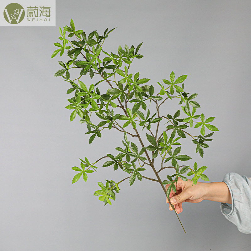 长枝仿真花短枝黄荆叶马