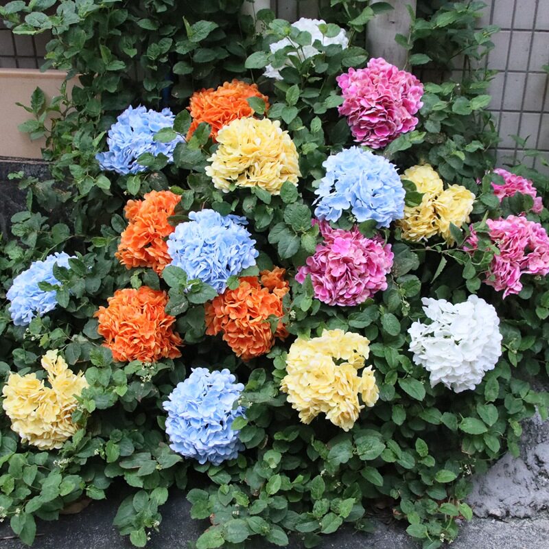 仿真花3D手感保湿大绣球