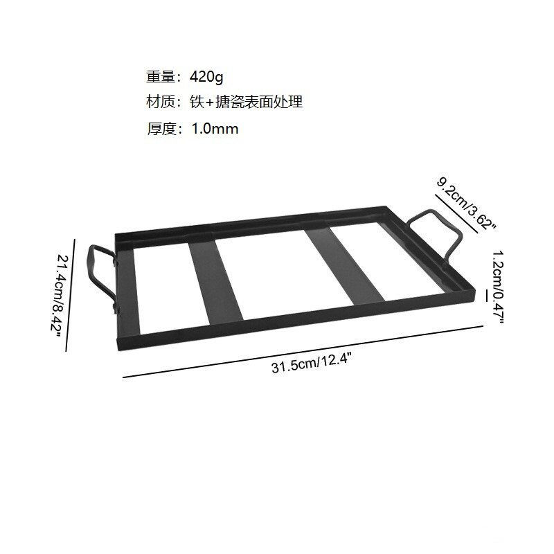 盐块架搪瓷盘火鸡烤支架
