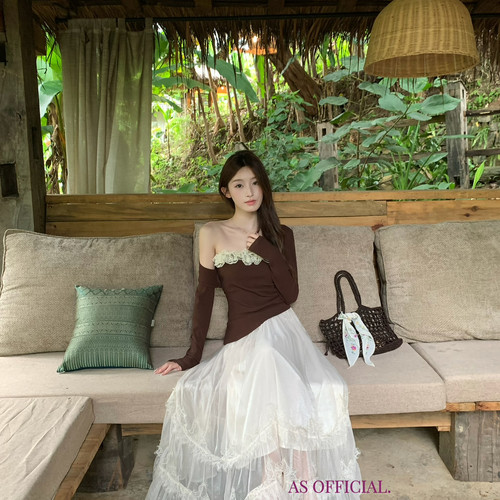 AS OFFICIAL-se定制版花边抹胸背心+开衫两件套装(不含下装)28602