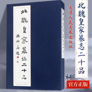 北魏皇家墓志二十品(精) 中国碑帖北魏墓志名品原大拓本墓志铭选限 元荣宗元钦元道隆元延明元恭元贿文昭皇太后墓志